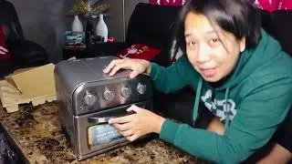 Compact Air Fryer toaster oven(unboxing) A cancer survivor not wanting to use  cooking oil