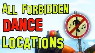 Where to FIND the FORBIDDEN DANCE LOCATIONS Challenge! (Fortnite Battle Royale)