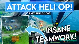 Pro Attack Helicopter Flying in Battlefield 2042 (dual vision)
