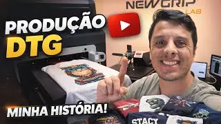 Como funciona a produção de camisetas personalizadas DTG na prática | Minha história no Lab