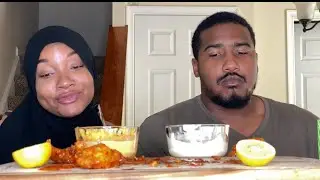 Is our relationship TOXIC?! Buffalo Lobster & Shrimp MUKBANG | Eating Show