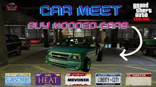 GTA 5 Online - LS Car Meet Buy NEW Modded Cars and Give Cars To Friends! {PS5} - JOIN IN!