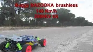 Brushless Buggy  140 Kmh 6S 2000KV 150A
