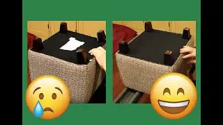 repair broken legs on X-Cube ottoman