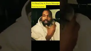 Kanye West read out a threatening letter sent to him