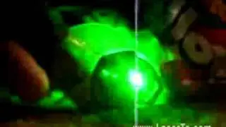 75mw green laser pointer wonderful show