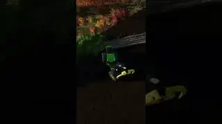 Silverrun forest pushing logs with John Deere Skidder fs22 #shorts