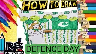 Defence day celebrations🎉🎊🎊🎊🎉🎉 drawing, painting &coloring for Kids &toddlers|Easy drawing#pakistan 