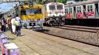 RARE VIEW : 3 TRAIN IN 3 TRACK || COROMONDAL EXPRESS OVERTAKE & CROSSING WITH LOCAL TRAIN