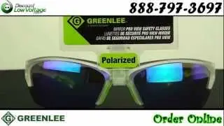 Greenlee Safety Glasses with Emerald Mirror Lens