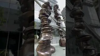 Points of view sculpture by Tony Cragg located at Raffles Place Singapore #shorts #sculpture