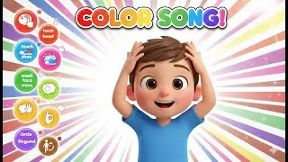 Color Action Preschool Rhyme 2025|english rhyme 2025|nursery rhymes for toddlers@Kidssong-7cr