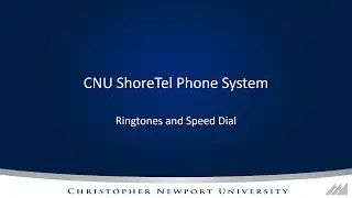 Рингтоны и быстрый набор CNU ShoreTel