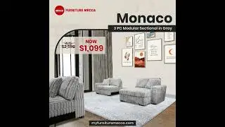 Monaco Modular 3 PC Sectional at Furniture Mecca