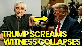 Trump SCREAMS as TOP Witness COLLAPSES in DISASTER HEARING