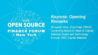 From Readiness to ROI: Bhupesh Vora on the Next Era of Open Source in Finance | #OSFFNewYork 2025