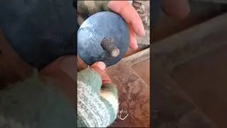 Making a Tool for sickle from an Bearing Ball