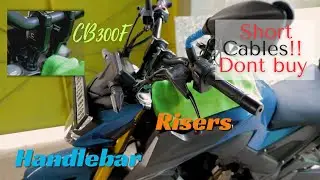 Upgrade Your Ride: Installing Handlebar Risers on CB300F - A How-To Guide!