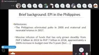 Too Early, Too Late: Timeliness of Child Vaccination in the Philippines by Dr. Valerie Ulep