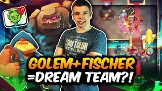 GOLEM + FISCHER = DREAM TEAM?! | TOP 100 DER WELT MIT DIESEM DECK! | Clash Royale Deutsch