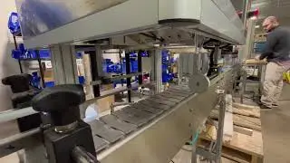 CH-100 Tamper Band Applicator with the GS-100 Shrink Tunnel - Tamper Bands on Wide Glass Jars