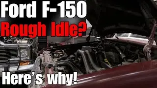 УСТРАНЕНИЕ неровного холостого хода Ford F150! Утечка вакуума или неисправные свечи зажигания?