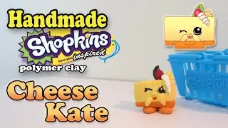 Season 1 Shopkins: How To Make Cheese Kate Polymer Clay Tutorial!