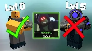 Can ONLY Lvl 0 Towers Beat Normal Mode in TDS? | Tower Defense Simulator ROBLOX