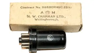 Unboxing A RCA Radiotron 6SA7 Heptode Pentagrid Converter Valve #UnboxingVintageElectronicComponents