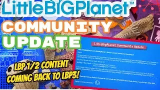 NEW LittleBigPlanet Community Update: Items From LBP 1/2 Being Ported Over to LBP3! | NERD NEWS