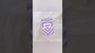 PURPLE greetings card #craft #schoollife #subscribe