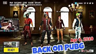 Shroud Back On PUBG Again w/Just9n, Lurn & Chun April 8, 2019