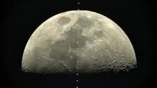 Lunar transit of the ISS, 4 Feb 2017