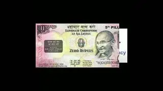 Zero rupees note #youtubeshorts #shorts
