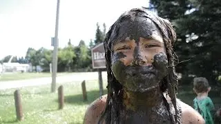 Fun in the mud for summer Playground Program