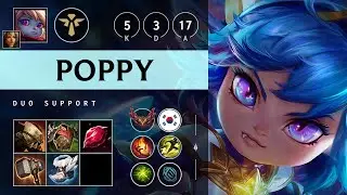 Poppy Support vs Alistar - KR Grandmaster Patch 25.13