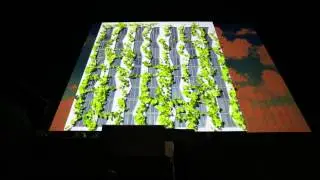 Chicago Projection Mapping - Live Outdoor Display - 3D Spring Video