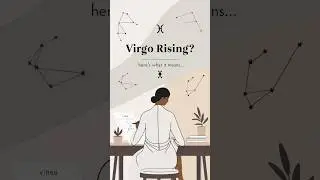 Virgo Rising? Here's what it means!  #AstrologyShorts #VirgoRising #Virgo #Ascendant #Astrology