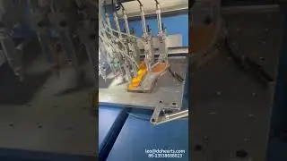 Automatic pvc shoe sole making machine production process#shorts