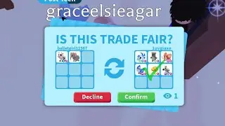 TRADING MY COW AND ELEPHANT! (Adopt me trading!)