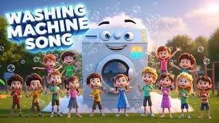 Washing Machine Song | Dirty Clothes Bath | Jhoom Jhoom TV