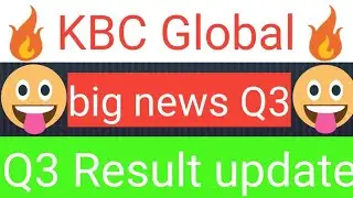 KBC Global share latest news today  KBC Global stock breaking news KBC Global share latest update