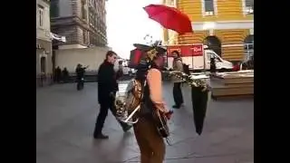 Amazing One Man Band Street Performer in Croatia Cigo Man Band