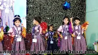 School Chale Hum Class LKG Girls Annual Function 2025 26, Unique English School Patur