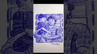 Govinda drawing with a kid | hatya movie #govindadrawing #pendrawing #hatyamovie
