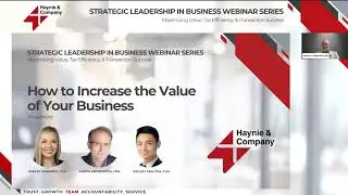 How to Increase the Value of Your Business | Business Valuation Webinar
