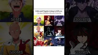 Goku and Vegeta trying to kill you ..