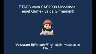 Pratik Bilgiler: ETABS ve SAP2000 modeli altına temel girersek ne olur?