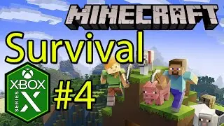 Minecraft Xbox Series X Gameplay Survival Part 4: Abandoned Town & Llamas Sandbox [Xbox Game Pass]