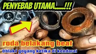 Ciri-ciri kelahar roda belakang Honda beat obelak